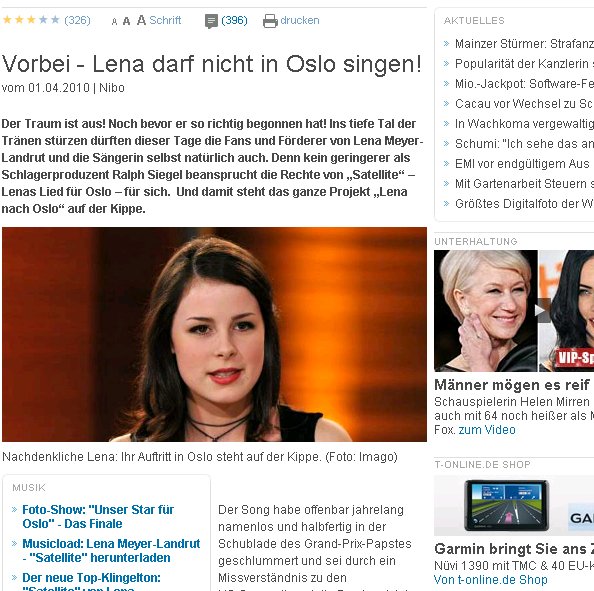 Lena Meyer-Landrut kommt nach Kitzingen!