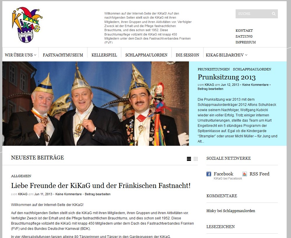 neue Homepage der KiKaG – fertiggestellt