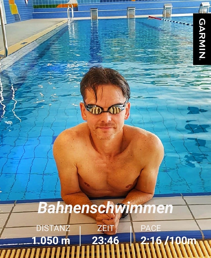 ‍♂️ Eigentlich bin ich ja Wettkampfschwimmer 🏻.Ja – ich war…